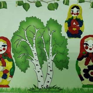 Хоровод вокруг березки