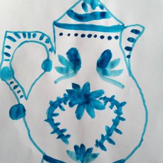 Рисунок " Гжель "