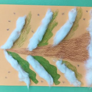 Аппликация "Красота окружающего мира"