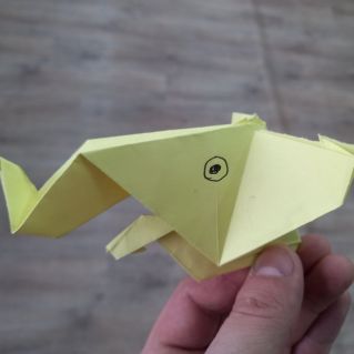 Голова слона (фигурка для кукольного театра)