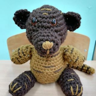 Вязание крючком - тигр