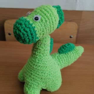 Вязание крючком - двинозаврик
