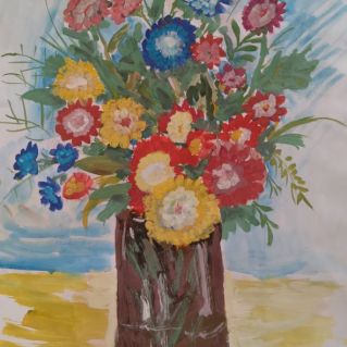 "Красивый букетик  мамочке моей!"