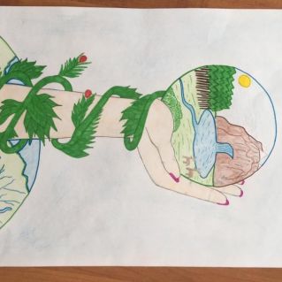 " И нам дана на всех одна планета хрупкая Земля"