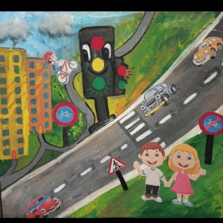 "Очень правила важны -дети все их знать должны"