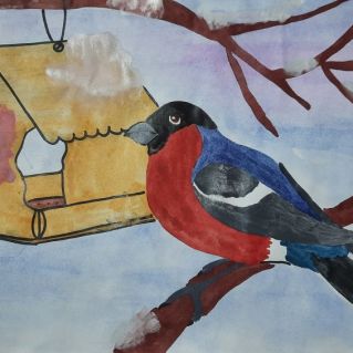 "Снегирь - символ русской зимы"