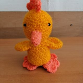 Вязание крючком - цыпленок