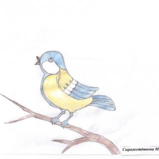 "Прилетала в гости птичка – в  желтом фартуке синичка"