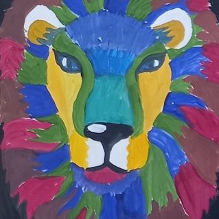 Величественный лев