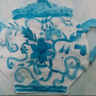 Красивая сахарница