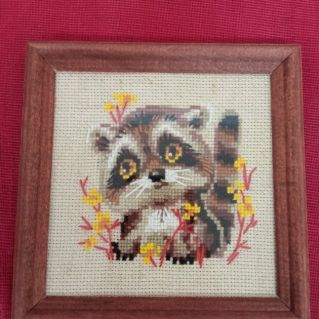 Вышивка "Котик"