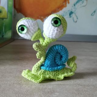 Ручное вязание "Улитка"