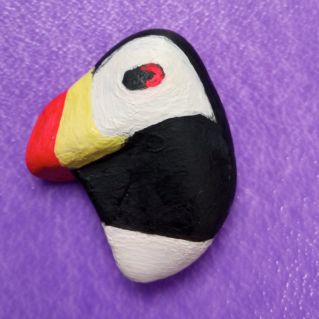 Рисунок на камне "ТОПОРОК"