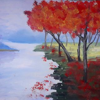 Родные просторы реки Волги