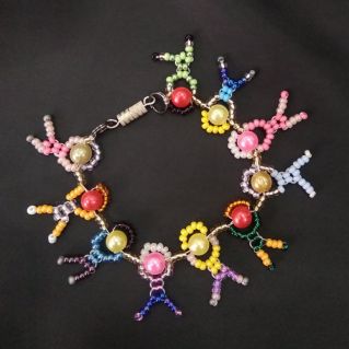 Браслет "Весёлые космонавты"