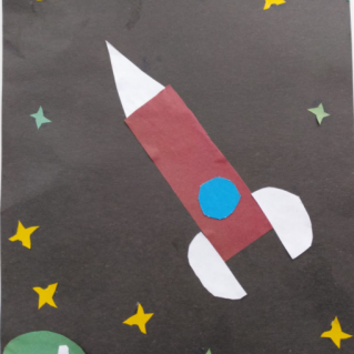 Открытка "Космические миры"