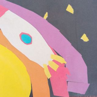 ""Ракета в космосе"