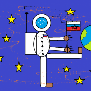 В космическом пространстве