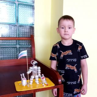 Встреча  космонавта с инопланетянами