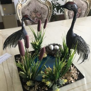 "Журавли у озера"