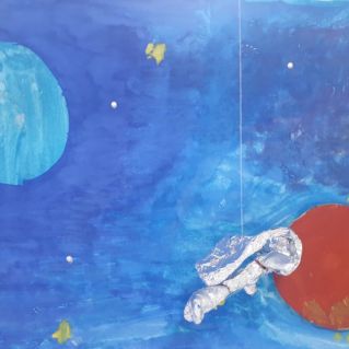 В открытом космосе