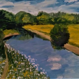 "На берегу реки"