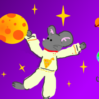 Мышь-космонавт