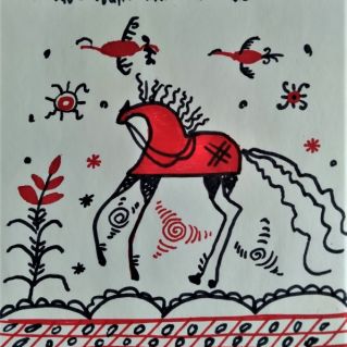 "Мезенская роспись"