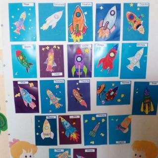 "Ракета в космосе"