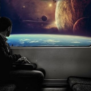 Космические миры за окном