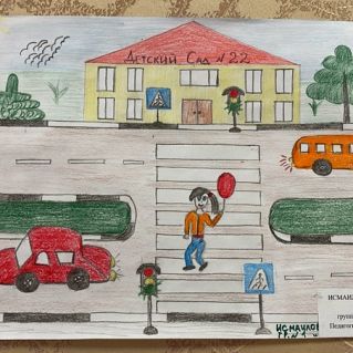 "С младшей группы точно знаю -  на зелёный я шагаю!"