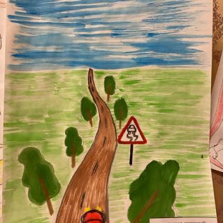 "Осторожно- опасная дорога!"