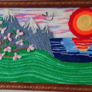 Закат на море