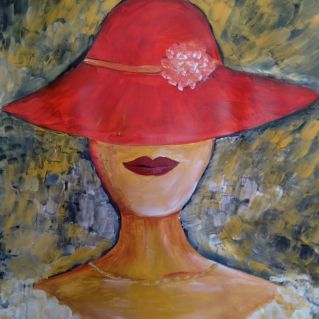 Дама в шляпе