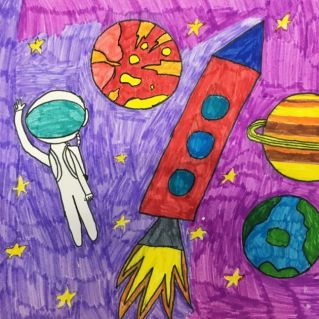 "В открытом космосе"