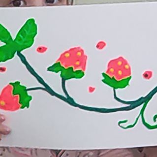 Ягоды в стиле "Хохлома"