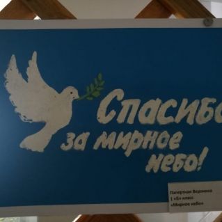 Рисунок «Мирное небо».
