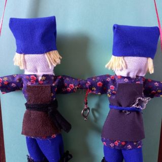 Кукла "Кузьма и Демьян"