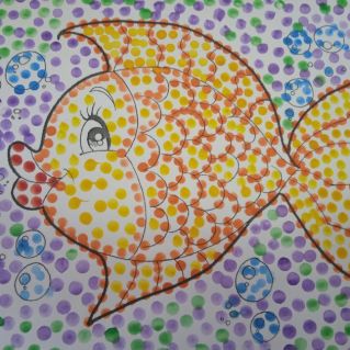 Рисунок "Золотая рыбка"