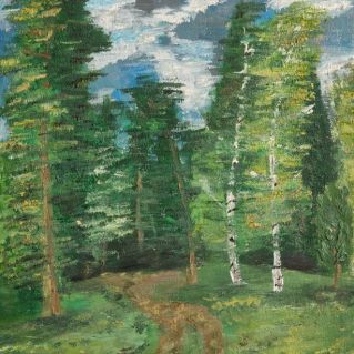 Пейзаж за окном