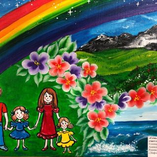 "Семья рядом-это и есть счастливое детство"