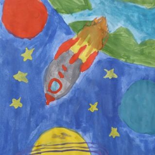 "Космос, встречай!"