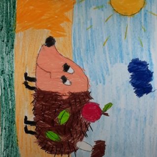 В гостях у ёжика