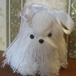 Пудель из пластиковой бутылки