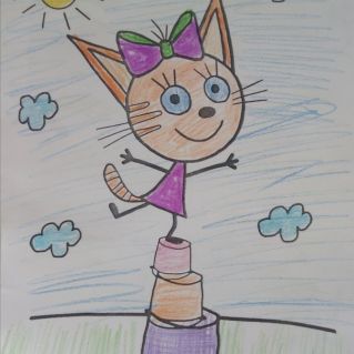 Кошечка Карамелька