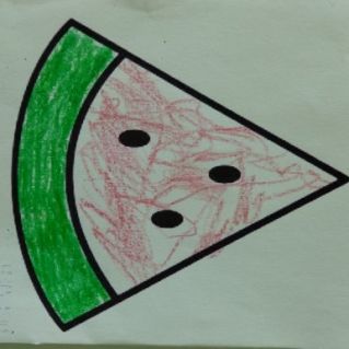 "Вот какой у нас арбуз! "