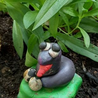 "Змея - лапочка" ("Летнее вдохновение" на улице)