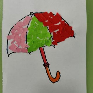 "Разноцветный зонтик"