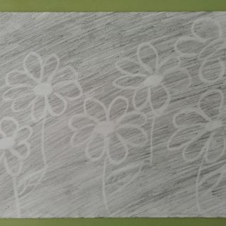 "Ромашки на черном"