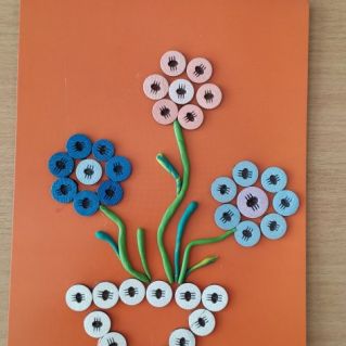 Ваза с цветами